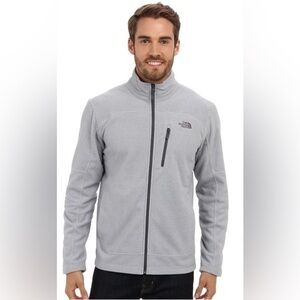 The north face white gray texture cap rock fleece size XL